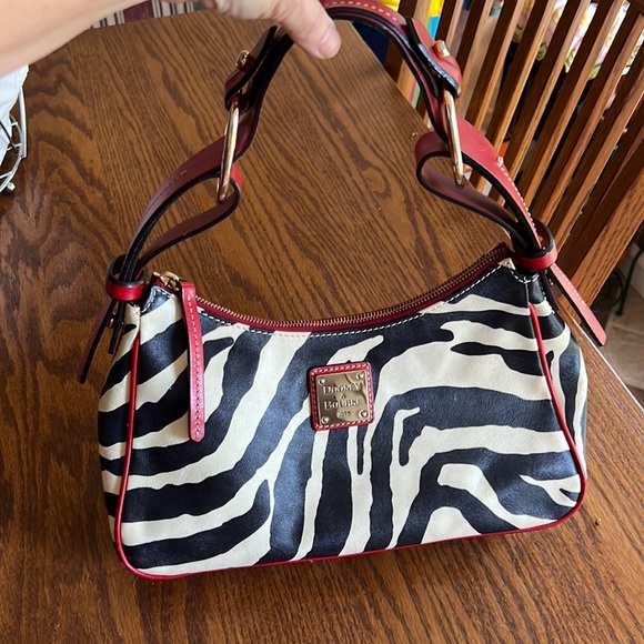 Dooney & Bourke Handbags - Dooney and Bourke  Zebra print bag in red, black, and white.